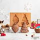 Gingerbread shape Icicle and Christmas tree. gingerbread Board, Form, St. Petersburg,  Фото №1