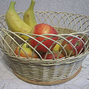 Для дома и интерьера handmade. Livemaster - original item Fruit vase woven from willow vine. Handmade.