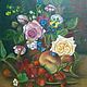 Натюрморт с фруктами и цветами "Дары июля", Картины, Тольятти,  Фото №1