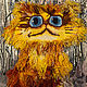 Гобелен Рыжий кот, авторский гобелен ручной работы, обемный, Гобелен, Златоуст,  Фото №1