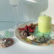 Для дома и интерьера handmade. Livemaster - original item Stand for candles and decorations in the marine style. Handmade.