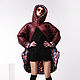 Women's zip-up jacket 'Bordeaux and England', Outerwear Jackets, Moscow,  Фото №1