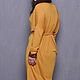 Dress mustard knitted. Dresses. Voielle. Online shopping on My Livemaster.  Фото №2