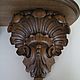 Carved wall console Rococo shelf (double). Shelves. Carved decor. My Livemaster. Фото №4