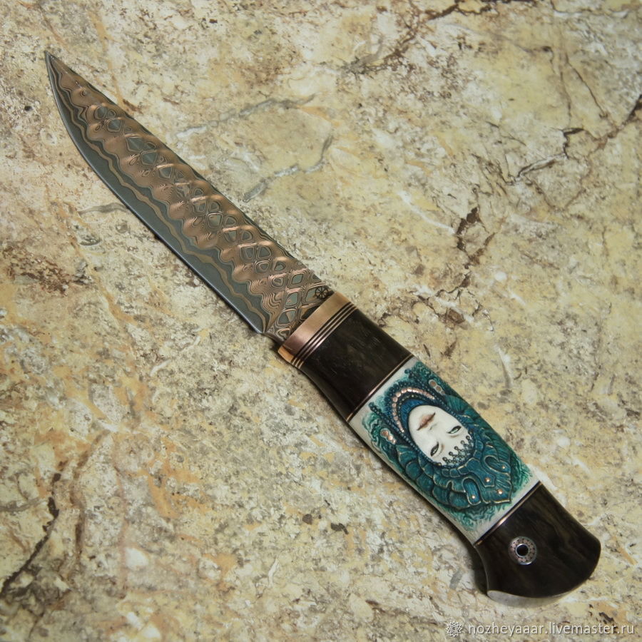 Author's knife " Mistress of the Copper mountain" купить на Ярмарке