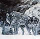 Wolves, drawing, Pictures, Moscow,  Фото №1