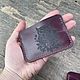 Заказать Картхолдер Совушка из натуральной кожи бордовый. Iron Arm Leatherworks (Екатерина). Ярмарка Мастеров. . Картхолдер Фото №3