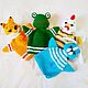 Glove toy-Frog. Stuffed Toys. ToysAndToys. Online shopping on My Livemaster.  Фото №2