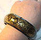 Bracelet hand painted'Golden lace'. Bead bracelet. Palekh (AnnaKosach). Online shopping on My Livemaster.  Фото №2