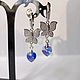 Earrings with Swarovski crystals, Earrings, Moscow,  Фото №1