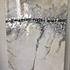 Заказать Интерьерная картина с серебром из эпоксидной смолы «Лёд», панно. LANA G.. Ярмарка Мастеров. . Картины Фото №3