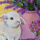 Painting Lavender Oil Still Life 25 x 30 Provence White Rabbit. Pictures. matryoshka (azaart). My Livemaster. Фото №6
