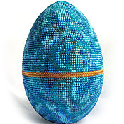 Сувениры и подарки handmade. Livemaster - original item "Turquoise" Easter egg. Handmade.