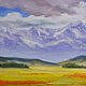 Order Landscape with makam oil paints. Mountain landscape, buy a picture. pirogov-maxim. Livemaster. . Pictures Фото №3