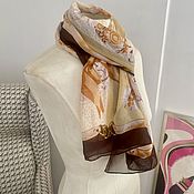 Винтаж handmade. Livemaster - original item Perfumer. Chiffon shawl. France. Handmade.