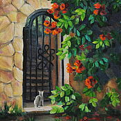 Oil painting Cat