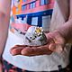 Маленькая Джомолунгма с ромашкой :), Войлочная игрушка, Москва,  Фото №1