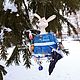 Toy Interior Bunny. Christmas tree toy, rabbit. The Year of the Rabbit, the hare. Toys. Anastasiya Kosenchuk. My Livemaster. Фото №6