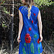 Dress felted Red poppies!. Dresses. silk wool. My Livemaster. Фото №4