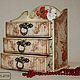 Chest of drawers 'Vintage roses', Mini Dressers, Rostov-on-Don,  Фото №1