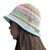 Аксессуары handmade. Livemaster - original item Hat panama knitted 