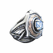 Украшения handmade. Livemaster - original item ring: Silver ring set with sky Topaz. Handmade.