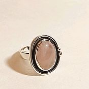 Серебряное кольцо "троечка" в стиле Тринити. С чернением