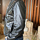 Crocodile and lamb leather jacket. Mens outerwear. exotiqpython. My Livemaster. Фото №6