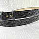 Leather belt 'Celtic knot' black, Straps, Krasnodar,  Фото №1
