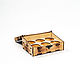 Order Gift wooden box for glasses (stacks) PK39. ART OF SIBERIA. Livemaster. . Gift Boxes Фото №3