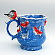 Tazas y tazas: Los pinzones reales. Mugs and cups. Mila. My Livemaster. Фото №5