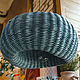 Order Wicker ceiling lampshade turquoise brown. lmillame. Livemaster. . Lampshades Фото №3