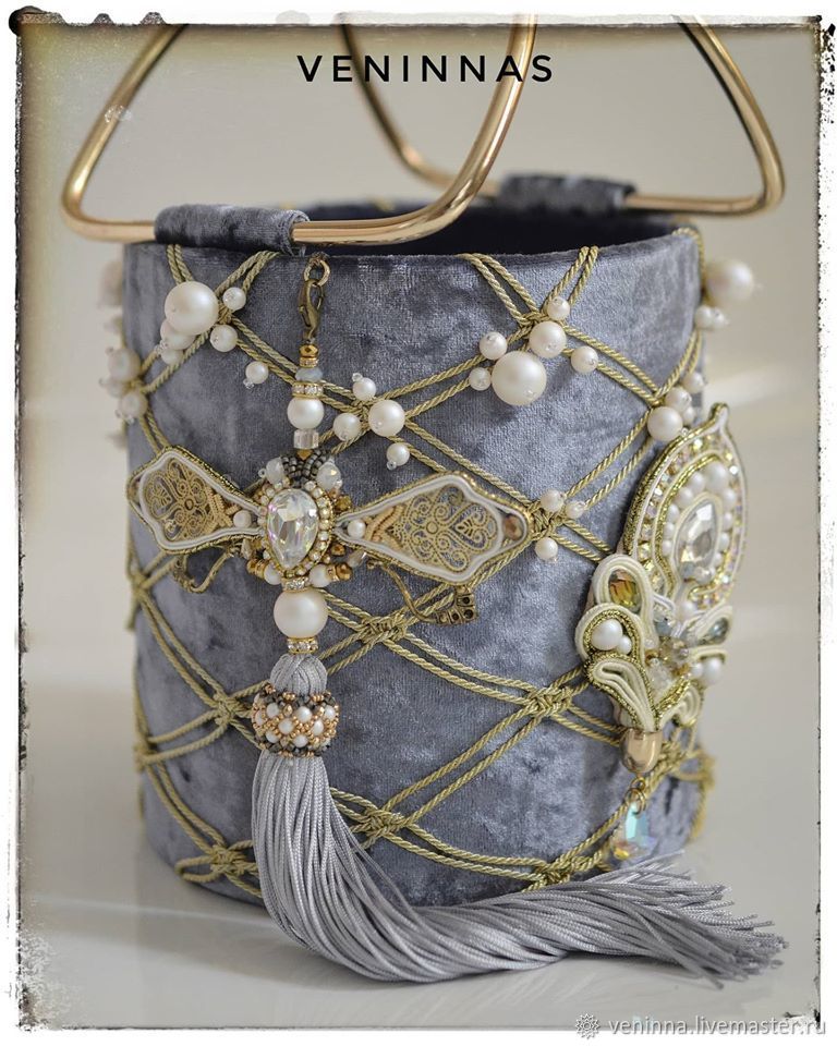 Sumqait velvet with soutache accessory, Classic Bag, Moscow,  Фото №1