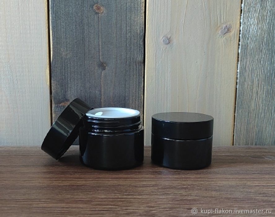 Стеклянные баночки для косметики 30 мл и 50 мл купить в интернет ...