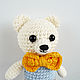 Knitted Teddy bear keychain. Stuffed Toys. Estrella (star-knitting). Online shopping on My Livemaster.  Фото №2