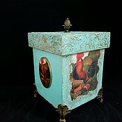 Для дома и интерьера handmade. Livemaster - original item Box for storage,Cocks,boxes for bulk products. Handmade.