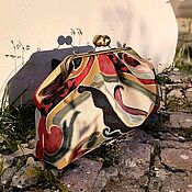 Небольшая сумочка на цепочке леопардовая сумка леопард из  меха пони
