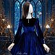 Заказать Бархатное платье " Графиня" со съёмным воротником. Lady_dress. Ярмарка Мастеров. . Платья Фото №3