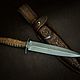 Dagger made of Damascus steel ' Legion '(collapsible). Knives. zlathunter. My Livemaster. Фото №5
