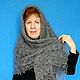 244 shawl Orenburg downy shawl accessories gray. Shawls1. Nadegda , pukhovyy platok. My Livemaster. Фото №5