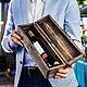 Подарочный ящик под вино деревянный, Упаковочная коробка, Архангельск,  Фото №1