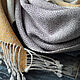 Order Hand weaving. Scarf with gradient. Pumpkin and lavender. mar-yanew. Livemaster. . Scarves Фото №3