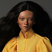 Фарфоровая шарнирная кукла Леон