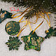 Set of Christmas ornaments 'Holiday ornaments' tree. Christmas decorations. watermagic (watermagic). Online shopping on My Livemaster.  Фото №2