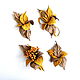 Order Yellow brooch for positive mood Yellow flower. De-Si-Re. Livemaster. . Brooches Фото №3