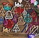 Набор деревянных ёлочных украшений, Елочные игрушки, Азов,  Фото №1