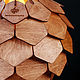 Настольный деревянный светильник Астеко махагон, лампа из дерева. Настольные лампы. Деревянные светильники Woodshire (woodshire). Ярмарка Мастеров.  Фото №4