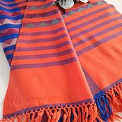 Terracotta stole shawl