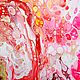  Pink fluid 50*70cm. Acrylic. Pictures. alm-studio. Online shopping on My Livemaster.  Фото №2