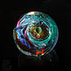 Order Glass ball Musica mundana 2.  Sphere Meditation Galaxy Space Universe. Olga Bukina Cosmic glass. Livemaster. . Kaleidoscopes Фото №3